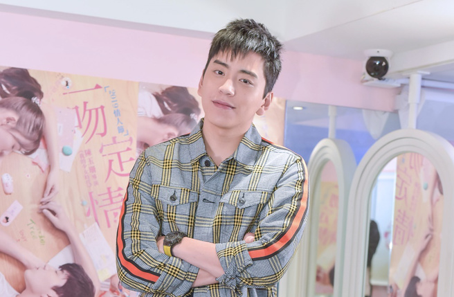 王大陆认爱蔡卓宜后，小俩口爱得大方。（图／中时资料照）