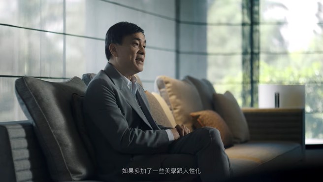 董事长简沧圳亲炙润泰集团总裁尹衍梁的言教身行，领悟「建筑人」的自律精神，在建筑中加入美学与人性化，每个建案都超越住户期待。(图:润泰创新国际提供)