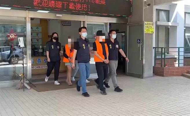 鹿港分局扫黑专责小队拘提查缉何男等4人到案，讯后依恐吓及重利等罪嫌移送法办。（警方提供／孙英哲彰化传真）