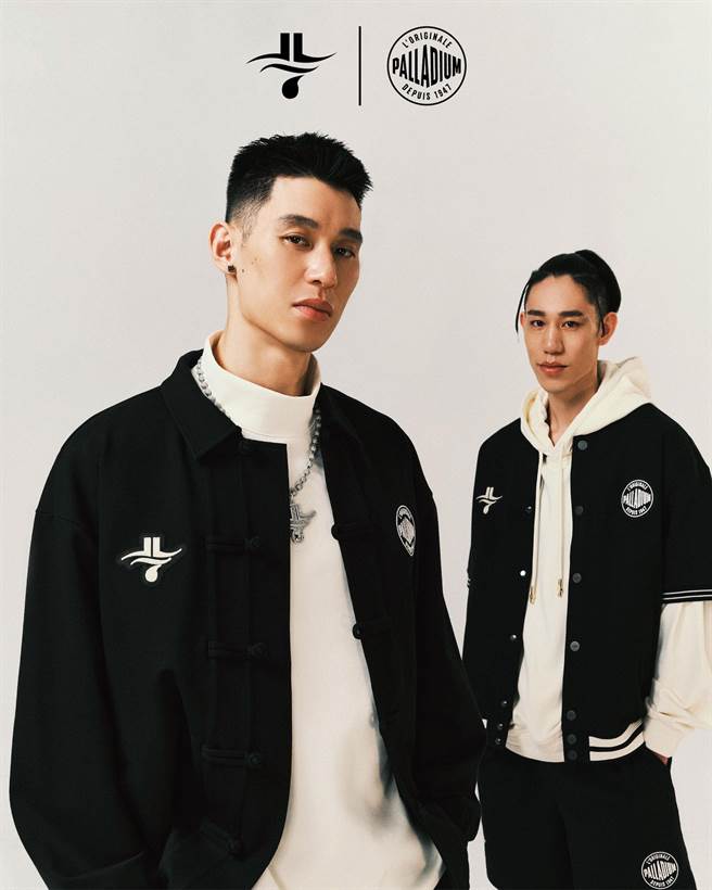 同属P. LEAGUE＋联盟的林书豪弟弟林书纬惊喜现身穿着全套联名系列加入这次的形象拍摄，展现兄弟间的紧密情感。（PALLADIUM提供）
