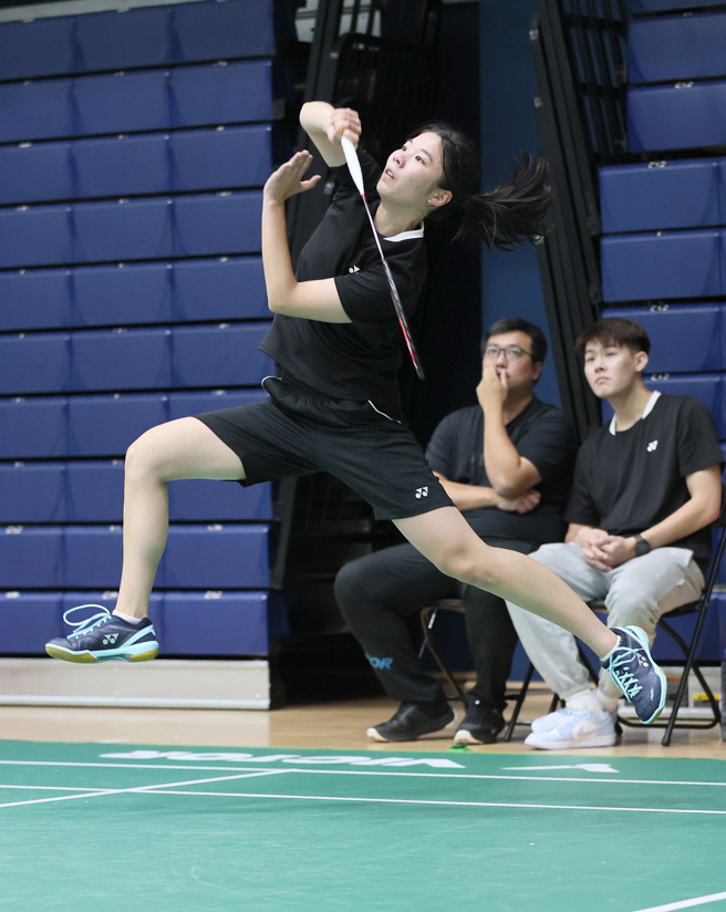 112全大运羽球公开女生组女单银牌屏东科大宋硕芸。（中原大学提供）