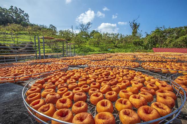 北埔大湖村是传统石柿产区，具备金牌农村的特色产业。（罗浚滨摄）