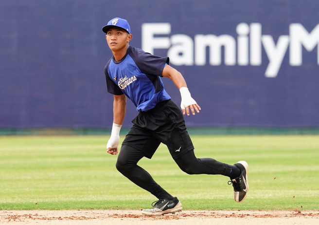 富邦悍将新注册内野手池恩齐。（富邦悍将提供）