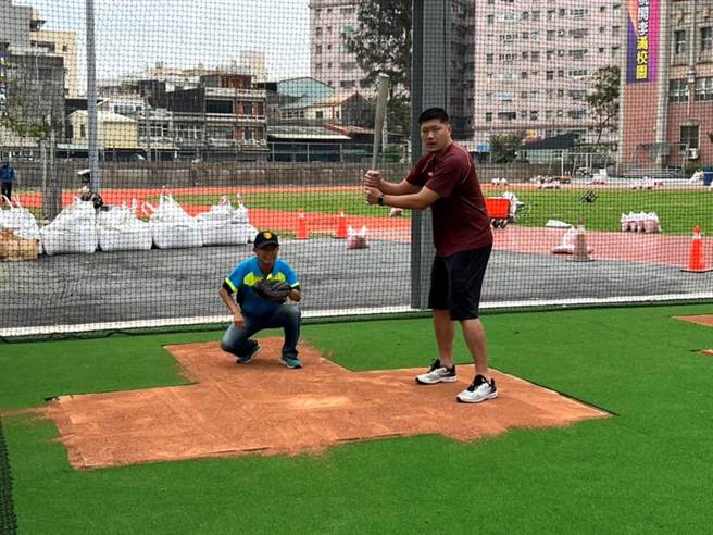 云林县北港镇建国国中棒球练习场，开放供社区民眾使用。（建国国中提供／张朝欣云林传真）