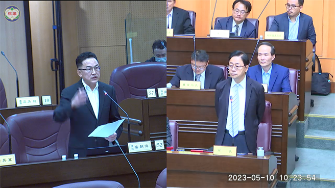 市议员杨朝伟感嘆北景云案遭纠正，荣耀都归郑文灿，过错全下属承担。(蔡依珍摄)