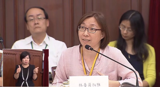 静宜大学林淑雅助理教授。(图／翻摄总统府原转会YT)