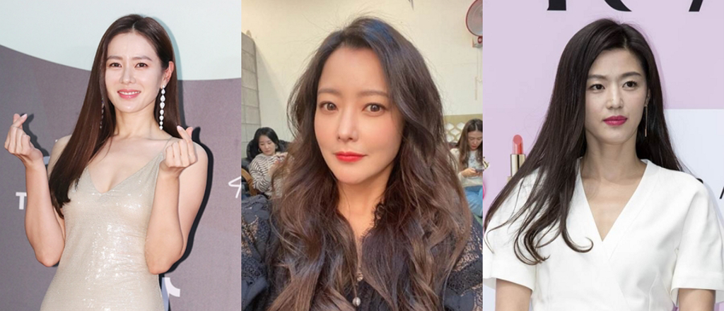 韓國40歲以上最美女星前3名分別是孫藝真、金喜善、全智賢。（圖／取自達志影像、摘自金喜善IG、取自達志影像）
