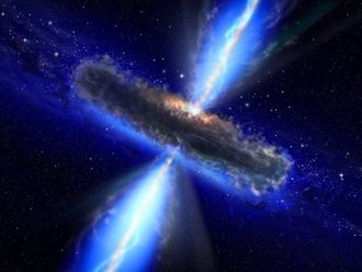 星系相撞 能讓我們一窺超大質量黑洞的面貌