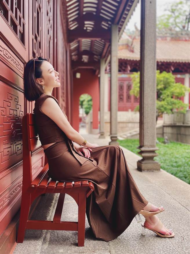 王宣到广州的小故宫参观，拍下许多古色古香的美照。（影一制作所提供）