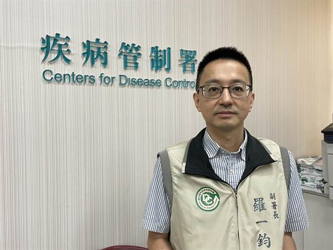 疾管署副署长罗一钧。郑郁蓁摄影