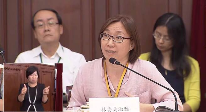 静宜大学法律学系助理教授林淑雅。(图／翻摄总统府原转会YT)