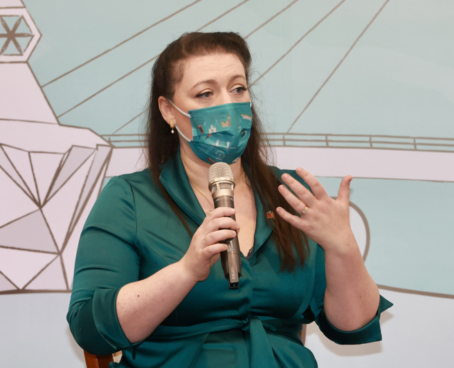 英国下议院外委会主席柯恩诗（Alicia Kearns）去年12月率团访问台湾。（图／中央社）