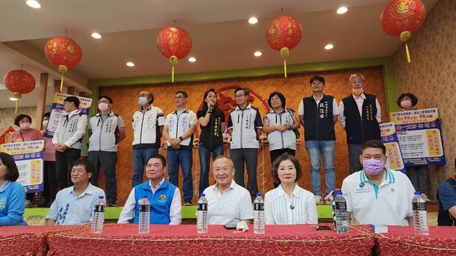苗栗县前县长徐耀昌国民党初选提名，11日下午在头份市举办造势。（徐功凡提供／谢明俊苗栗传真）