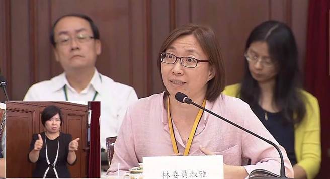 静宜大学法律学系助理教授林淑雅。(图／翻摄总统府原转会YT)