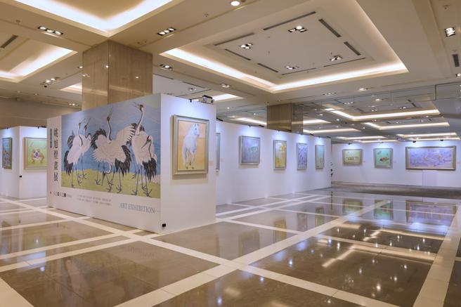 「丹青传奇—姚旭灯画展」即日起至5月22日，于新光三越台北信义新天地A9 9F展出。（新光三越提供）