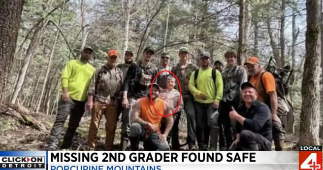 8岁男童南特与家人前往州立公园露营时，意外与其他人走散，靠着所学的野外求生能力平安获救。（图／翻摄自Click On Detroit | Local 4 | WDIV，下同）