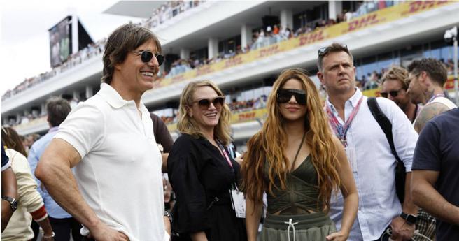 近日汤姆克鲁斯被外媒爆料，正在追求小14岁的拉丁天后夏奇拉。（图／达志／美联社，下同）