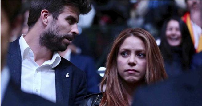 夏奇拉，去年6月因为交往12年的球星男友皮克（左）偷吃嫩妹而分手。