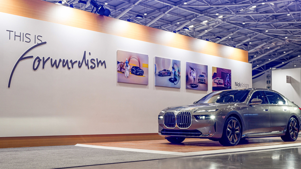 BMW 攜手 2023 年度台北當代藝術博覽會，i7 純電藝術擔綱主秀(圖/2Gamesome)