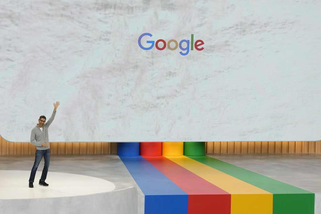 Google開發者大會上，Google Maps將擁有沉浸式新功能。（圖／路透社）