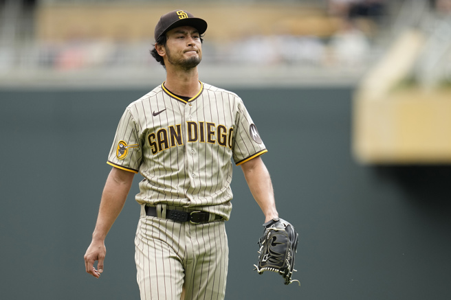 达比修有仅用80球就提前退场，队友无法帮他守住胜投。（美联社）