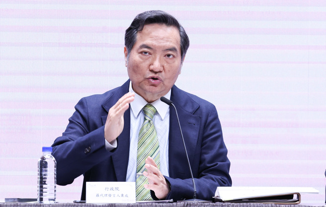 行政院代理发言人罗秉成。（资料照,陈俊吉摄）