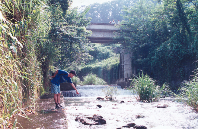没人想到，就在溪边，竟会发现潘阿爱头颅(本报资料照)