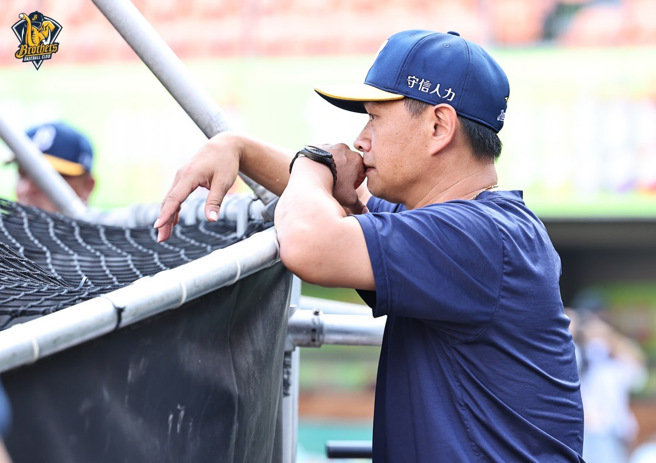 中信兄弟总教练彭政闵。（中信兄弟提供）