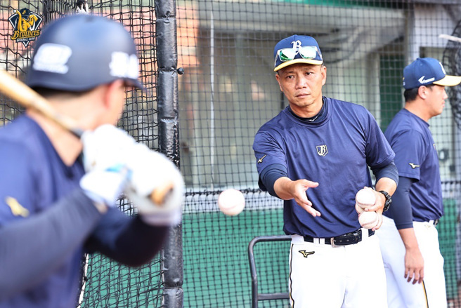 中信兄弟一军野手统筹教练林明宪。（中信兄弟提供）