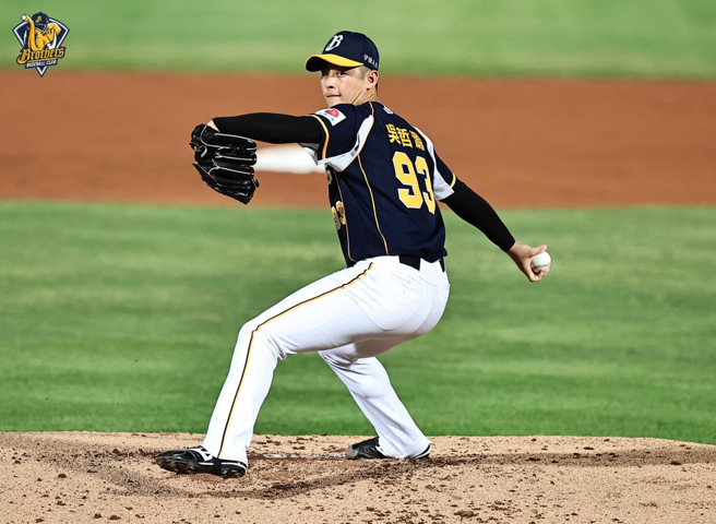 中信兄弟吴哲源。（中信兄弟提供）