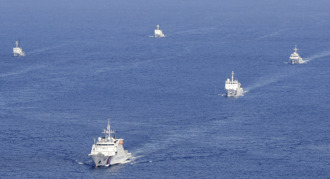 中國海警船近釣魚台長達35小時 日本持續監控