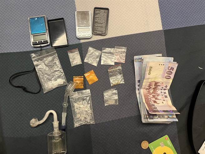 警方從林姓藥頭住處起出毒品等物，訊後依違反毒品危害防制條例送辦。（翻攝畫面）