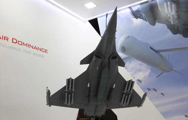 法国达梭（Dassault）公司飙风战机（Rafale）。(图/中央社)