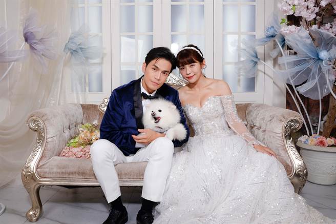 Gino（左）和林萱瑜戏里凑CP。（三立提供）