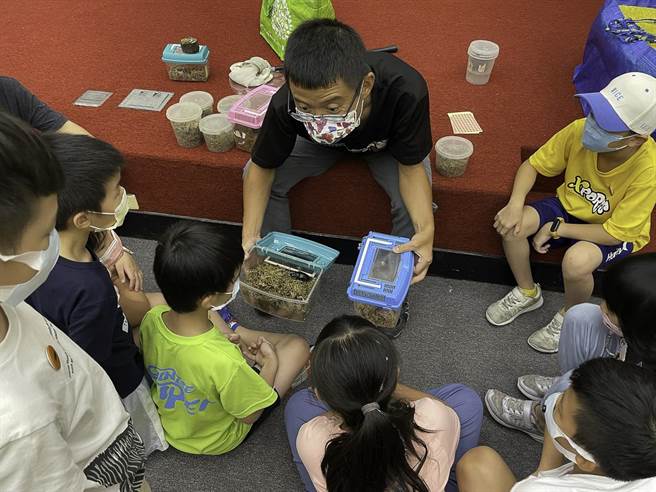 甲虫森林体验营介绍大家认识更多酷酷的甲虫。（北市动物园提供／张芷瑜台北传真）