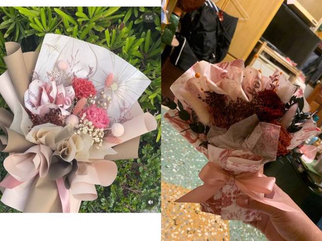 女网友分享广告照和实品照的对比图，无奈地说：「母亲节，让大家笑一笑」。（图／翻摄自爆怨公社）