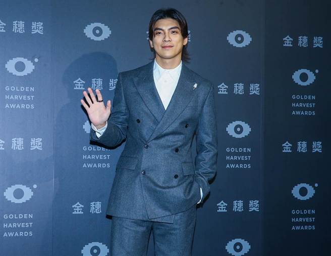 林哲熹担任「第45届金穗奖颁奖典礼」颁奖嘉宾。（粘耿豪摄）