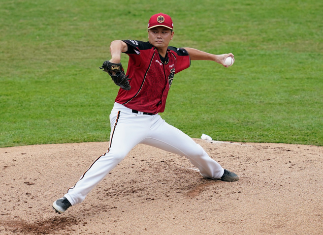 統一獅林子崴。（統一獅提供）