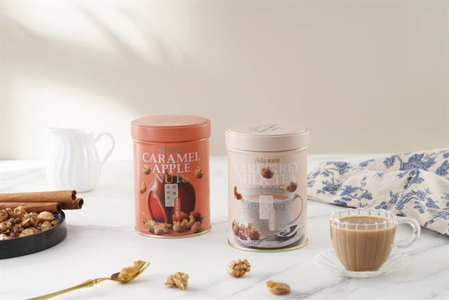 万岁牌锅煮伯爵茶口味 (图右) 焦糖渍苹果口味。（万岁牌提供）