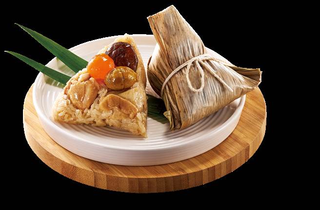 7-11预购粽品「寒舍酒香麻油鸡粽」，499元。（7-11提供）