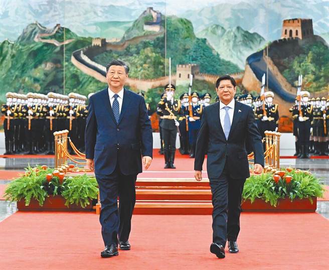 大陆财政部公告，大陆与菲律宾将从6月2日起相互实施RCEP关税减让。图为两国元首。（新华社）