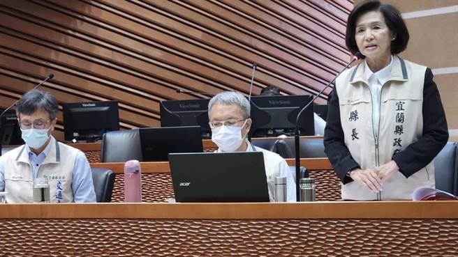 宜兰县长林姿妙回应，路线规画与配合款中央有他们的考量，努力争取中。（吴佩蓉摄）