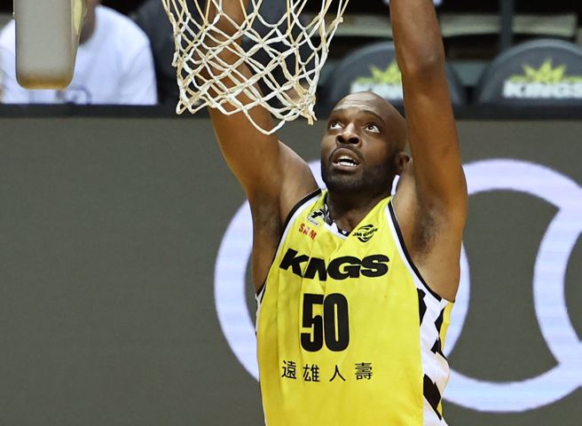 P. LEAGUE+新北国王球员戴维斯。（中央社资料照）