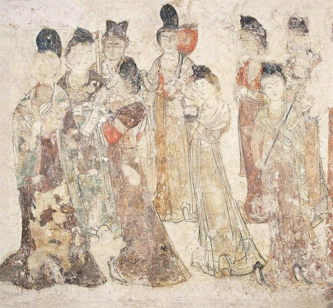 「盛世壁藏-唐代壁画文化特展‧二部曲」将展出50幅珍贵壁画，介绍唐人昔日生活百态。(图／金门县文化局提供)