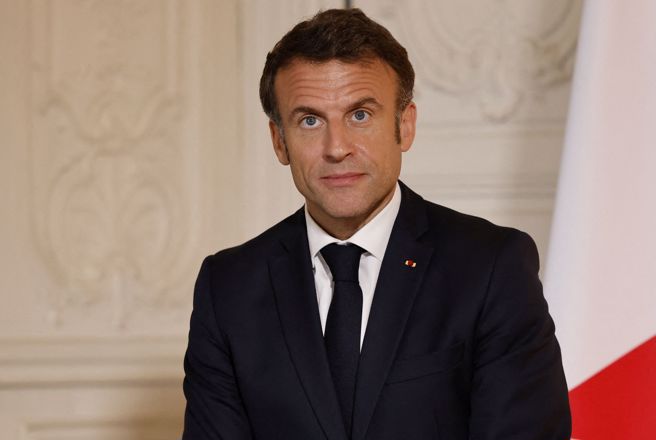 法国总统马克宏。（图／路透社）