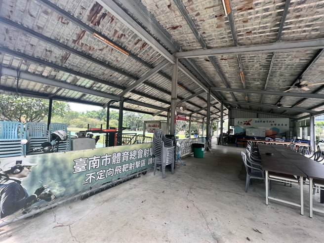 台南市南区体育公园飞靶射击场场地老旧、面积小，市府体育局及台南市射击委员会争取迁移。（射击会提供／洪荣志台南传真）
