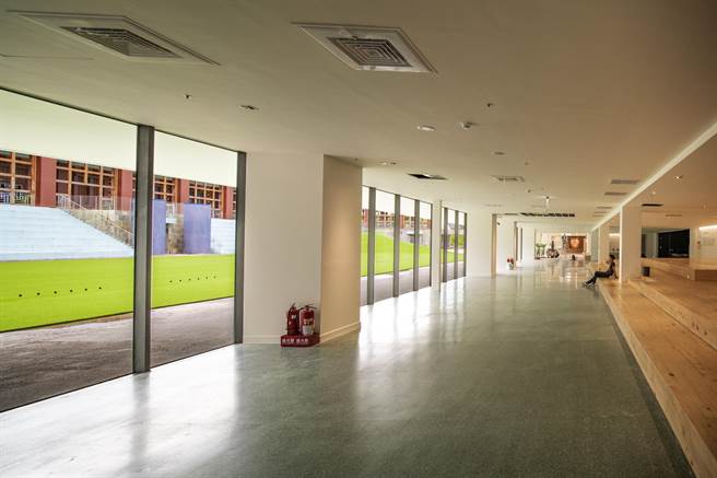 国立台湾史前文化博物馆再造完成开幕暨518国际博物馆日记者会16日举行，19日将于台东正式开幕。图为国立台湾史前文化博物馆内部建筑。（史前馆提供）