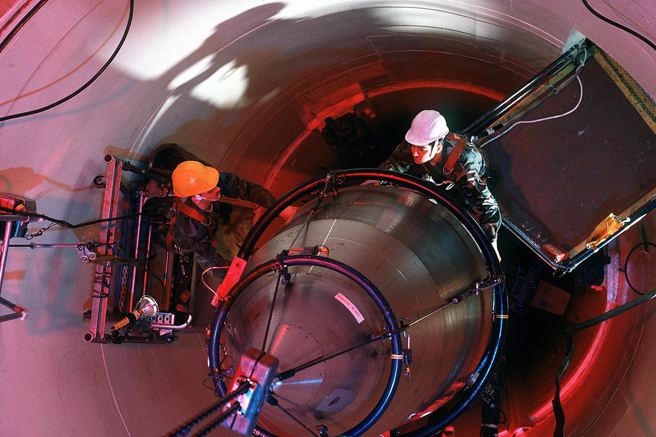 义勇兵3型洲际弹道飞弹。(图/美国空军)