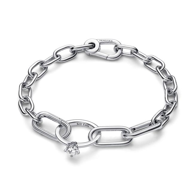 PANDORA ME「Marry ME」双炼圈，1480元。（PANDORA提供）