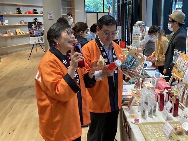 台湾枣道甜13、14日参加台湾观光协会在日本原宿举办「2023台游馆in原宿」活动，向全日本推广行销「喔熊」联名商品。（参山处提供／潘虹恩台中传真）